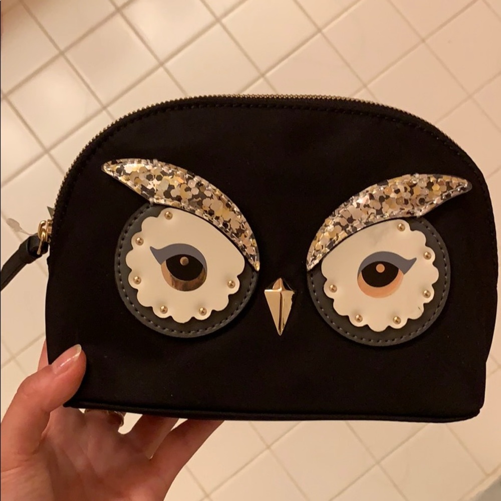 Kate Spade Owl Cosmetic Bag